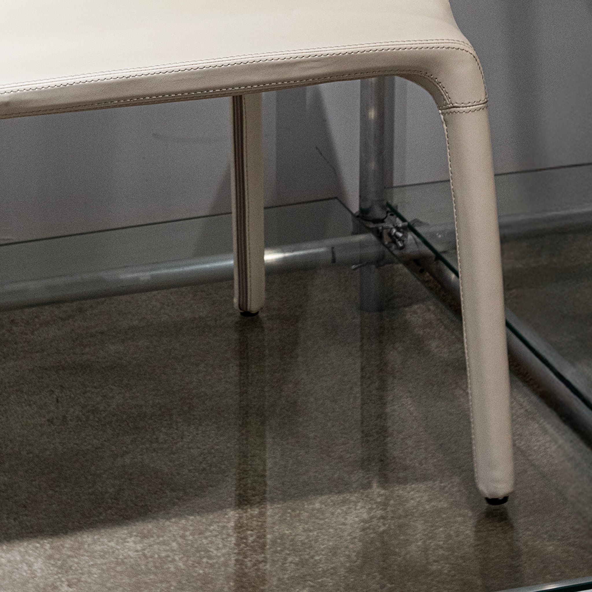 Seamless Leather Dining Chair